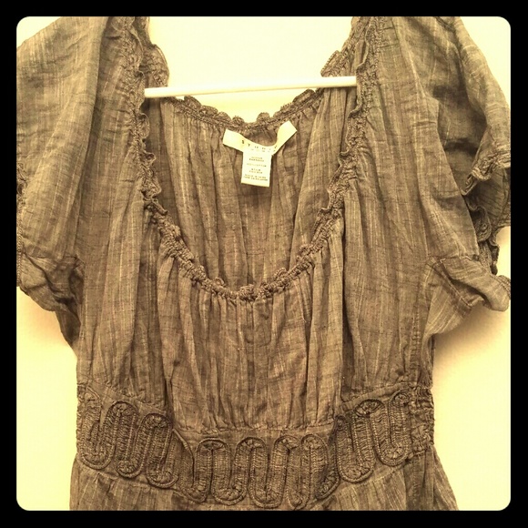 Tops - Grey blouse