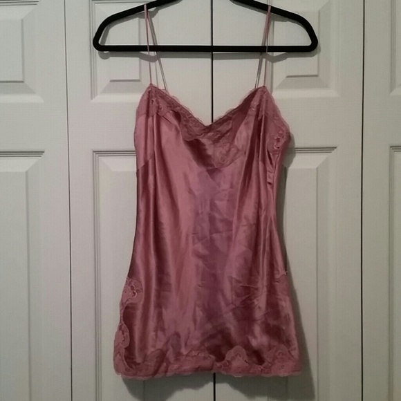 Cami/tank top. 95% Silk. Light purple/pink