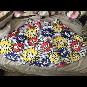 Rue 21 comic book skirt!