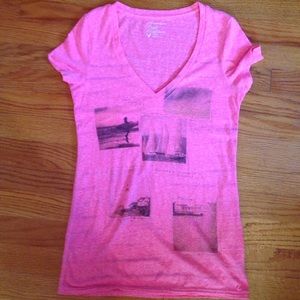Neon Pink American Eagle Top