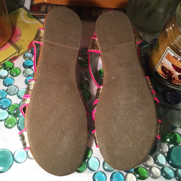 Justice Glittery Gold Sandals - Picture 4 of 4