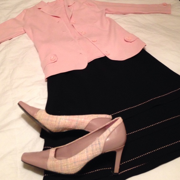 Sweater top ,jacket ,skirt city silk Scott Taylor