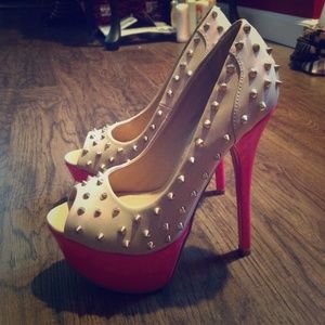 Studded heels