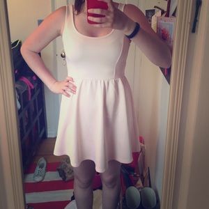 Light pink tank dress