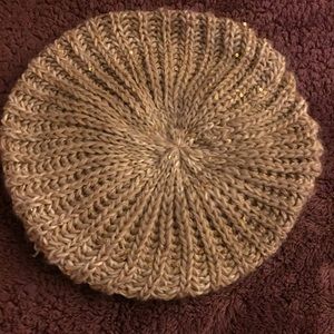 Paris golden tan hat / beanie