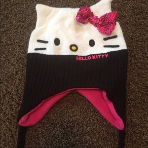 Hello kitty fleece beanie