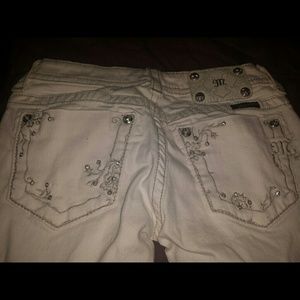 White Miss Me Jeans