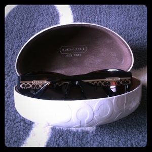 Coach Sunglasses in Brown and Gold