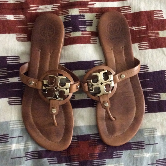 Tory Burch Miller Sandal - tan/gold