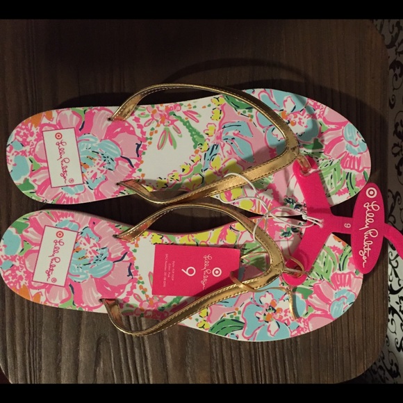 ✳️Last Chance✳️Lilly Flip Flops Nosie Posey - Picture 2 of 2