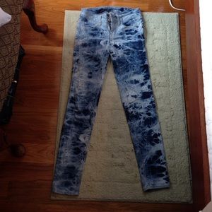 Tie dye jeans