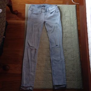 Very light wash jeans