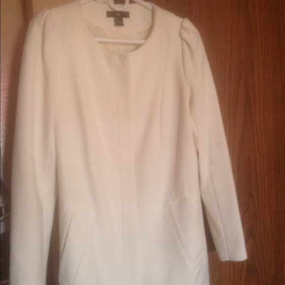 White dress coat