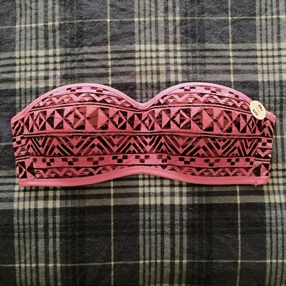 PINK Victorias Secret Aztec Print, Bandeau Bra
