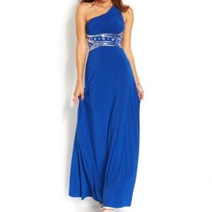 Royal blue prom dress