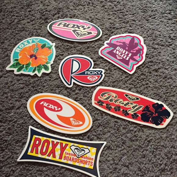 Roxy stickers