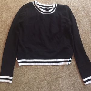 Forever21 Varsity stripe top/sweater