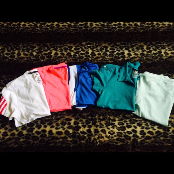 *SOLD* bundled Athletic Short Sleeve Shirts
