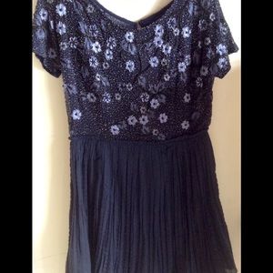 Free people navy blue dress NWT Z12