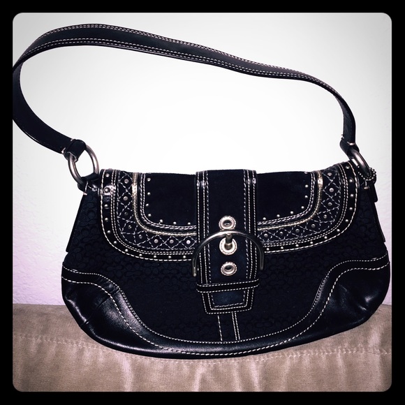 Gorgeous Black Coach purse, new without tags - Picture 1 of 4
