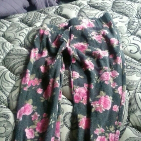 Floral leggings