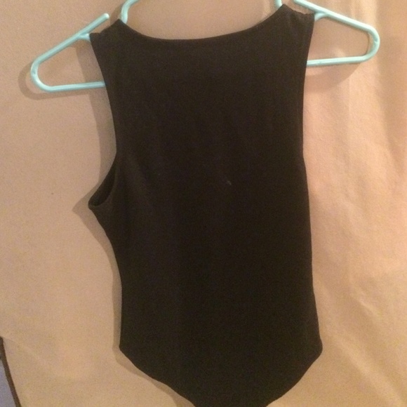 Forever 21 black zipper onesie - Picture 2 of 4