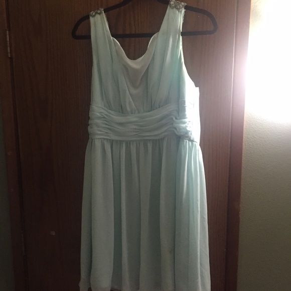 Blue dress