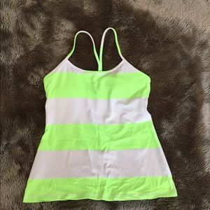 Lululemon bright stripe tank