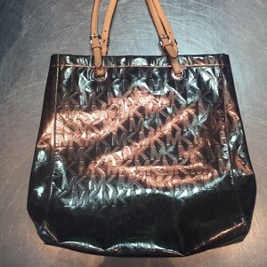 Michael Kors silver tote