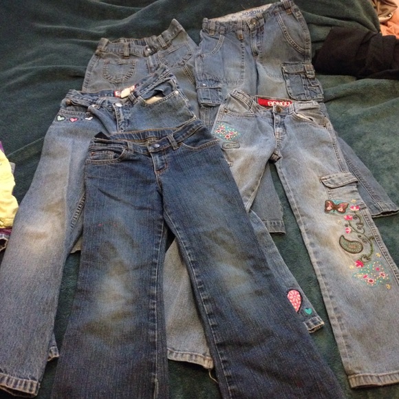 5 pair jeans size 6T