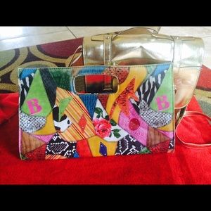 **Price reduced***Multi-color / print clutch