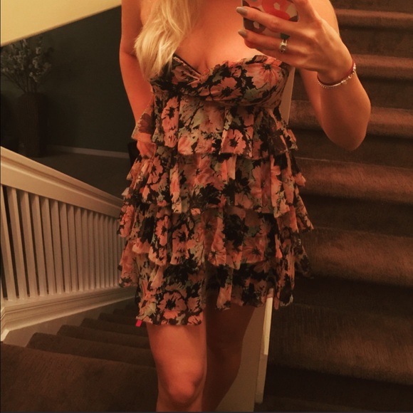 Bebe Strapless Dress - Picture 3 of 3
