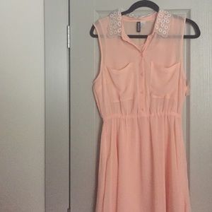 PEACH DRESS NWT