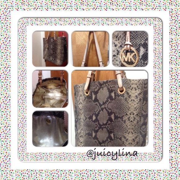 Michael Kors Handbags - 🚨TODAY ONLY SALE🚨MK authentic Python final 💰⏬