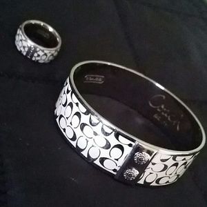 COACH bangle and matching ring!!
