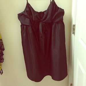 Black spaghetti strap dress