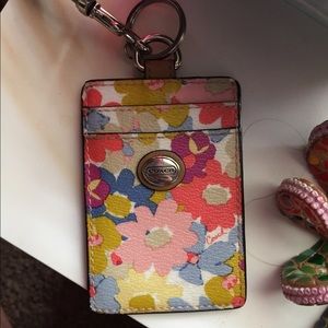 Floral Coach Lanyard