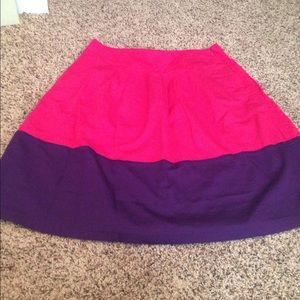Color Blocked Ann Taylor Skirt