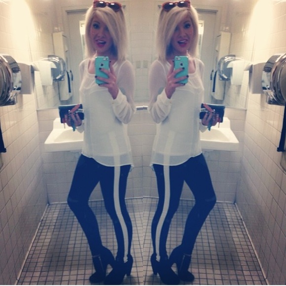 Stretch Tuxedo Dress Pants (b&w)