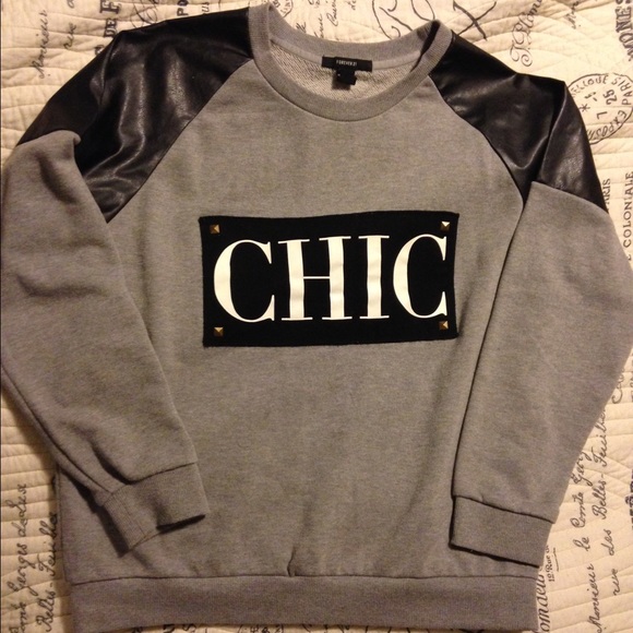 Chic Trendy Sweatshirt - Picture 2 of 3