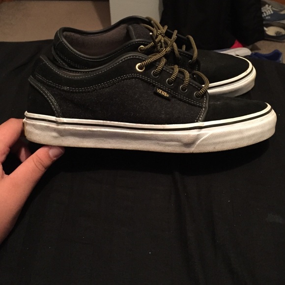 Black and Gold Vans