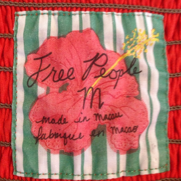 Orange Free People baby-doll Top - Picture 3 of 3