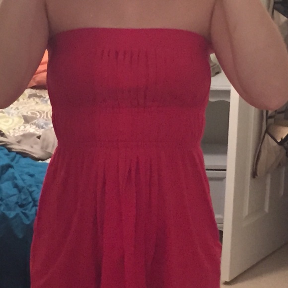 💝GIFTED💝 VS red strapless dress - Picture 4 of 4
