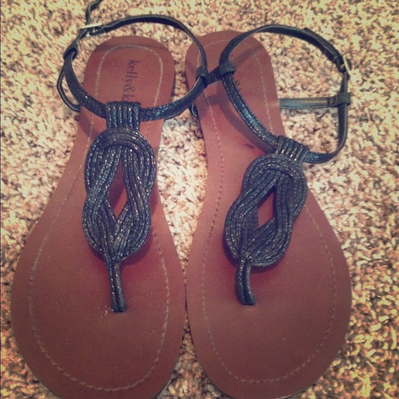 FINAL PRICE DROP: Kelly & Katie Black Sandals