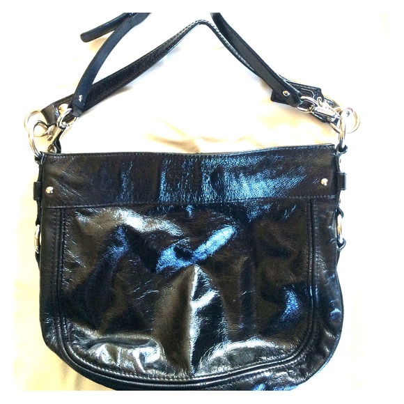 Vintage Coach patent leather bag!