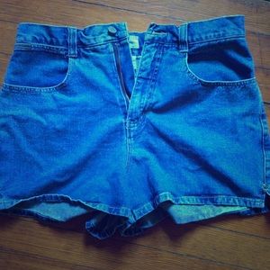 Denim shorts