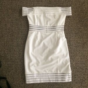 Hello Molly white off shoulder dress