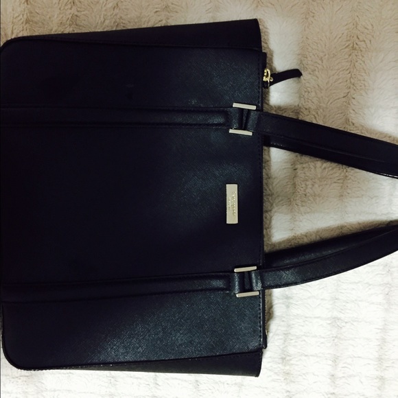 Kate spade black leather handbag