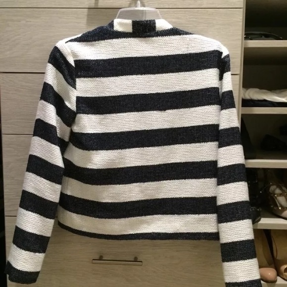 Splendid Monterey Blue White Stripe Jacket XS S - Picture 3 of 3