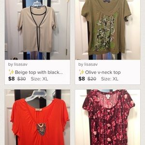 Bundle of 5XL tops